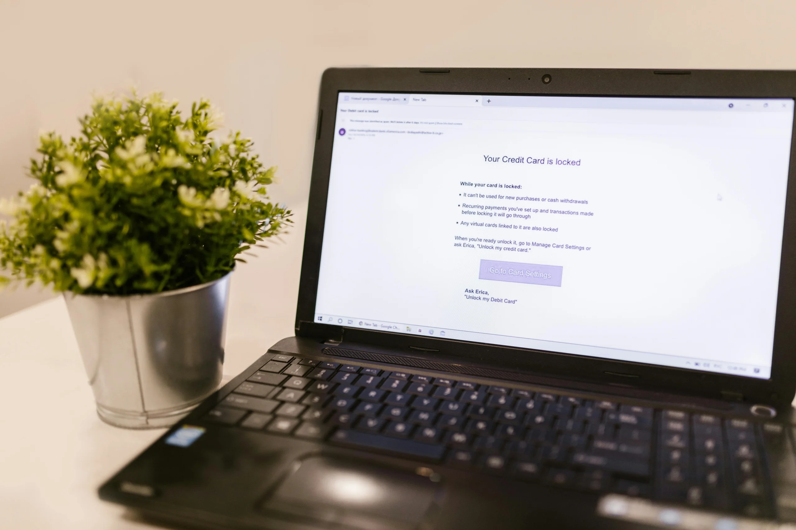 password tips for improving account security on laptop