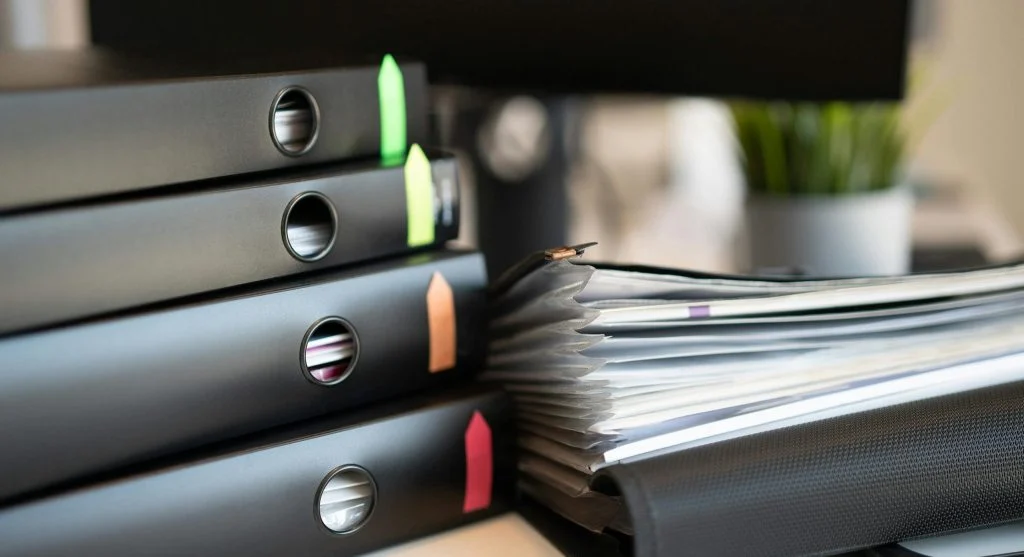 Organized folders for easy access