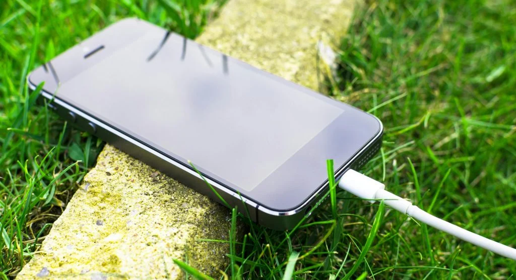 Image of a smartphone battery with a green health bar