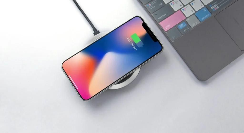 Person charging device on a flat surface
