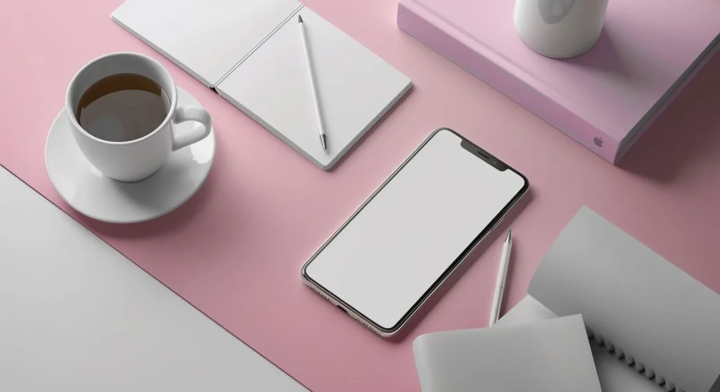 cluttered smartphone screen