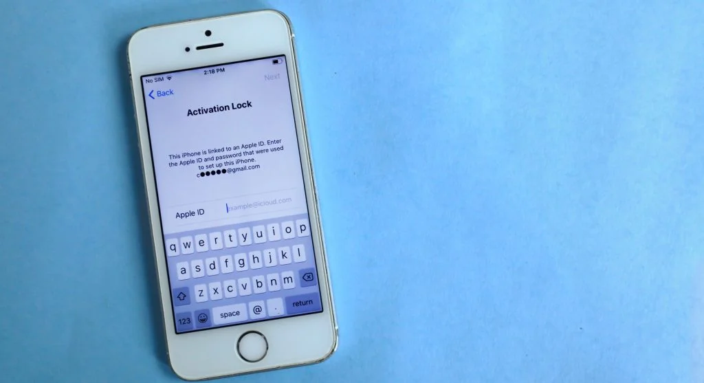 Smartphone security features enabled screen